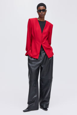 Blazer reloj de arena sin cuello - H&m фото 2
