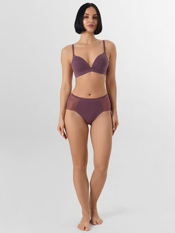 Цена за 2 штуки! Трусы женские макси фиолетовые кружевные - Mark formelle фото 6