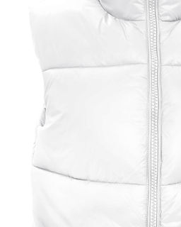 Утепленный белый жилет - Incity фото 4