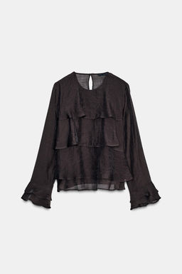 RUFFLED TOP - Zara фото 6