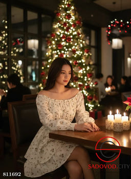 Платье женское приталенное