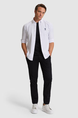 Erkek Beyaz Uzun Kollu Basic G_mlek - U.s. polo assn фото 4