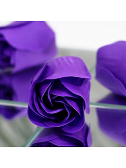 Мыльные розочки, фиолетовые, набор 9 шт. - SB BEAUTY фото 6