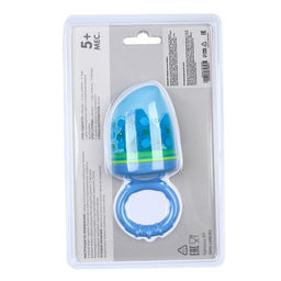 Ниблер для прикорма, от 5 мес., с текстильной сеточкой, размер L «Сыночек», голубой