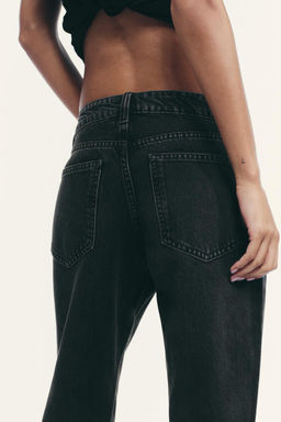 TRF WIDE-LEG LOW-RISE JEANS - Zara фото 15