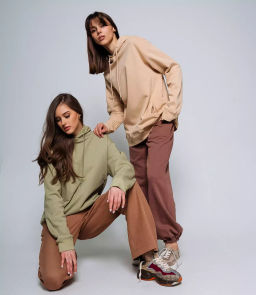 Худи #ОКТ1660, бежевый