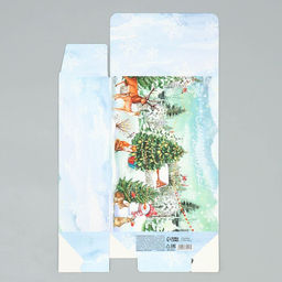 Цена за 2 шт. Коробка подарочная новогодняя складная Сказочный подарок!, 16?23?7.5 см, Новый год