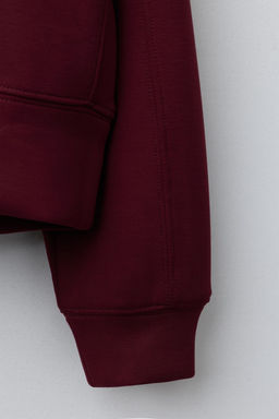 SWEATSHIRT WITH RAISED SLOGAN PRINT - Zara фото 4