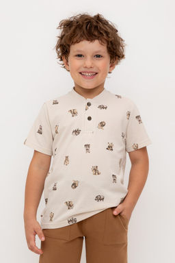 КР 302706-1/бежевый,сафари к544 фуфайка (футболка) для мал - Crockid фото 5