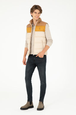 Мужской жилет верблюжьего цвета - U.s. polo assn фото 4