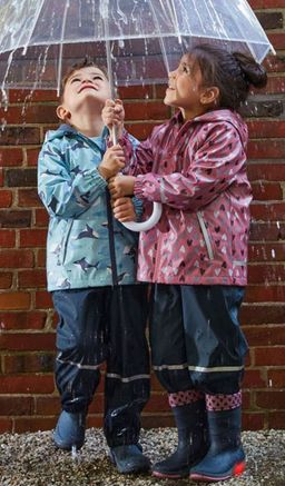 Полукомбез непромокаемый для мальчиков LUPILU с флисом  фото 14