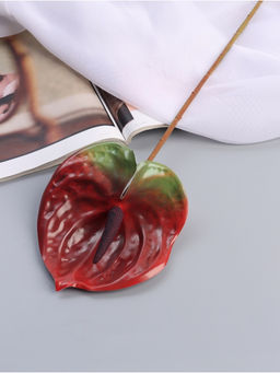 Цветы искусственные «Антуриум», h=60 см, красные