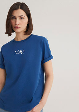 Mavi Logo Bask?l? Lacivert Tisort  фото 2