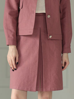 Юбка льносодержащая ткань - Волтри фото 2