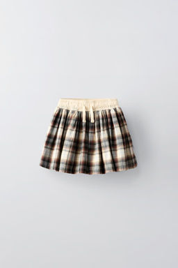 CHECK BERMUDA SKORT - Zara фото 2