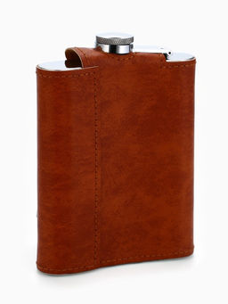 Фляжка со складной стопкой в чехле «Лев», 240 мл, 75 мл