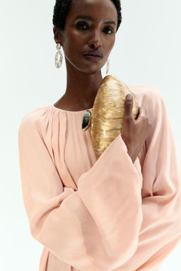Maxivestido drapeado - H&m фото 5