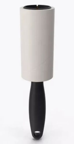 HOMEX ролик д/одежды "Очень Липкий" 20-листов Эргономичная ручка с принтом