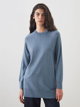 Bisiklet Yaka Kad?n Triko Kazak