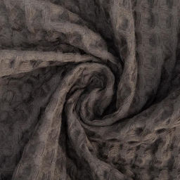 Халат вафельный женский удлинённый Этель «Boho» размер 50-52, цвет светло-серый, 100% хлопок, 290 г/м²