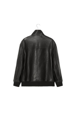 RELAXED FIT LEATHER JACKET ORIGINS - Zara фото 19
