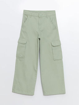Wideleg K?z ?ocuk Kargo Pantolon