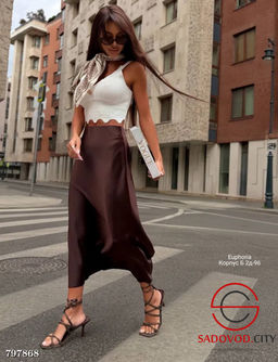 Юбка женская из шелка длинная - Bruno фото 3