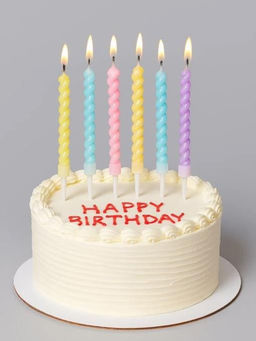 Набор свечей 6 шт. "Pearlescent magic", (11 см)