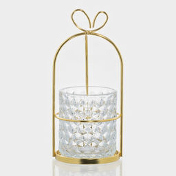 Конфетница «Богема. Бантик», 9.5×20 см, стекло