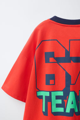 CAMISETA ESTAMPADA TEAM SIX SEVEN / Rojo - Zara фото 7