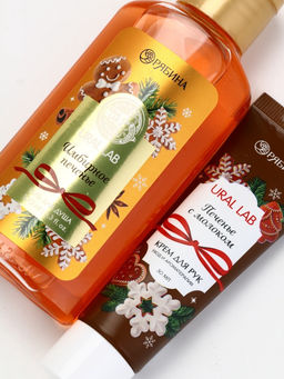 URAL LAB Арома Саунд Набор гель для душа, крем для рук и пилка для ногтей, печенье