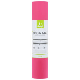 Коврик для йоги Sangh, нескользящий, 183×61×0.6 см, розовый