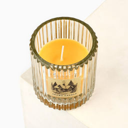 Ароматическая свеча новогодняя в стакане Aroma candle, апельсин, 7.5?8.6 см