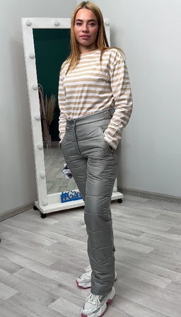 Брюки зимние, утепленные синтепоном - А+б коллекция фото 16