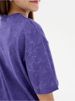 Футболка Винтаж фиолет Девочка - София фото 10