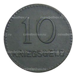 Монета 10 пфеннигов 1917 года Германия  Нотгельд Кайзерлаутерн