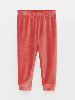 Beli Lastikli Basic K?z Bebek Kadife Pijama Alt 2li - Waikiki фото 2