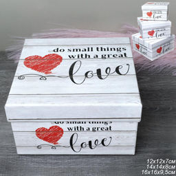 Коробка подарочная 3 штуки / 2289-SY542 /уп 36/