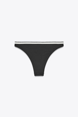 CONTRAST BIKINI BOTTOMS - Zara фото 3