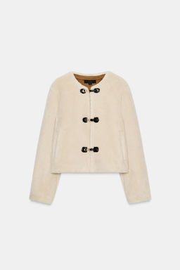 DOUBLE-FACED JACKET WITH TOGGLES - Zara фото 15