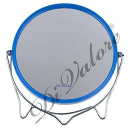 Di Valore 114-022 Зеркало настольное круглое, СИНЕЕ Д14,5см
