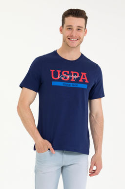 Erkek Lacivert Bisiklet Yaka Ti__rt