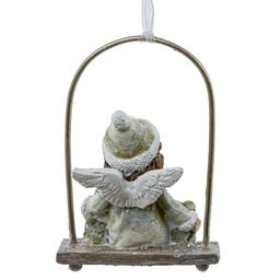 Изделие декоративное подвесное "Девочка на качелях", L5 W3,5 H8 см, 2в.