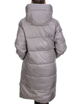 2211 DARK GREY Пальто зимнее женское LYDIA (200 гр. холлофайбер) - Фабричный китай фото 4