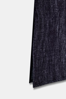 DENIM-EFFECT BUSTIER TOP - Zara фото 7