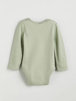 Bisiklet Yaka Erkek Bebek ??t??tl? Body