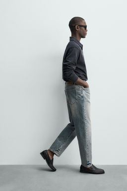 JEANS STRAIGHT ANKLE FIT / Azul medio - Zara фото 6