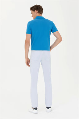 Мужские голубые брюки из плотной ткани Неожиданная скидка в корзине - U.s. polo assn фото 4