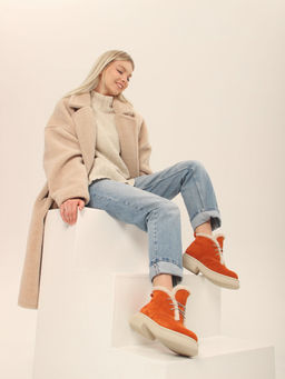 Ботинки EDART 308.агата w. мандарин замша з/шерсть - Ed'art фото 15