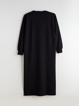 Bisiklet Yaka Sweat Elbise